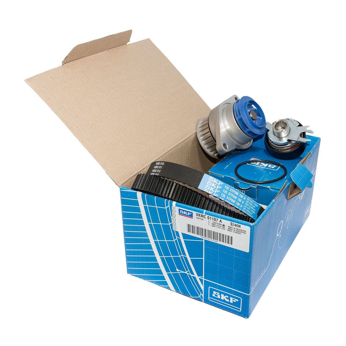 SKF VKMC 02174 Kit Distribuzione Completo Con Pompa Acqua: Cinghia, Tenditore E Puleggia Per Una Riparazione Sicura