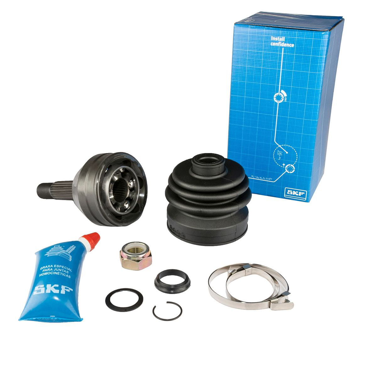 SKF VKJA 5399 Tête de cardan, arbre de transmission pour Audi Skoda VW