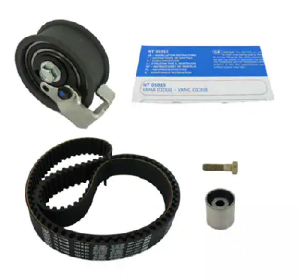 Kit Courroie Multi-V SKF VKMA 35128 - Inclut Galets Et Courroie D'accessoires - Pour Réparation Complète - 9